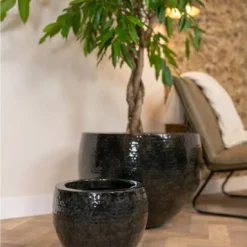 Thom - Black - D54H44 Cm -Tuin Gloed Verkoop 1978103067